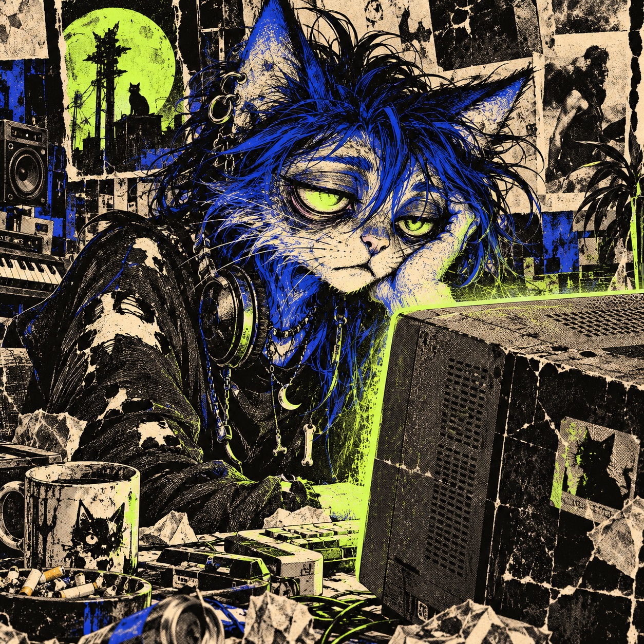 Night Shift original album cover concept